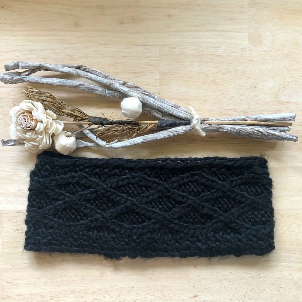 Black Winter Headband